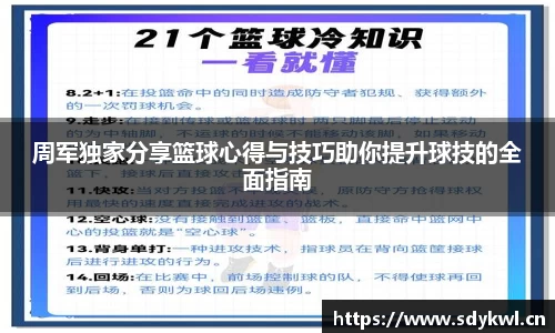 周军独家分享篮球心得与技巧助你提升球技的全面指南