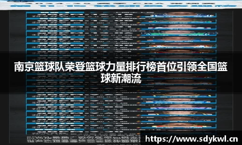 南京篮球队荣登篮球力量排行榜首位引领全国篮球新潮流