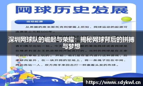 深圳网球队的崛起与荣耀：揭秘网球背后的拼搏与梦想